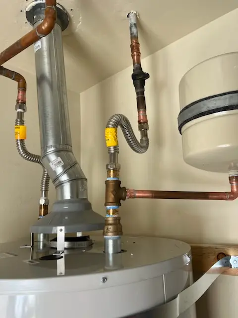 Water heater installation and plumbing repair in Marshall Corner